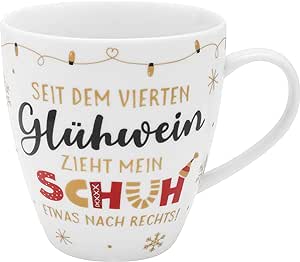 Sheepworld Tasse "Glühwein" Wintermotiv