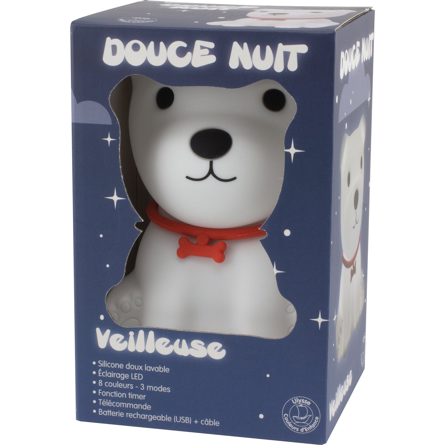 Ulysse - Nachtlicht "Hündchen" in der Verpackung
