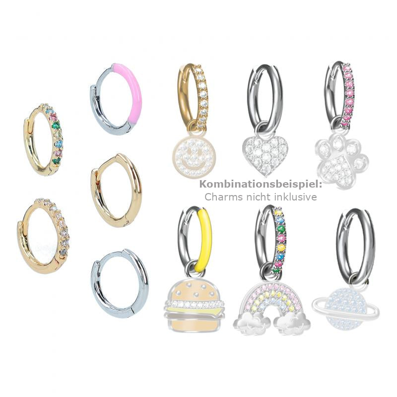 DEPESCHE Ohrringe, kombinierbar mit Charms