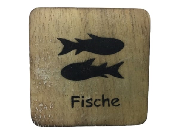 Wörterpuzzle - Holztafeln mit Sternzeichen