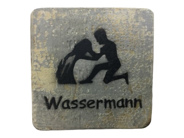 Wörterpuzzle - Holztafeln mit Sternzeichen