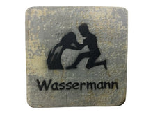 Wörterpuzzle - Holztafeln mit Sternzeichen