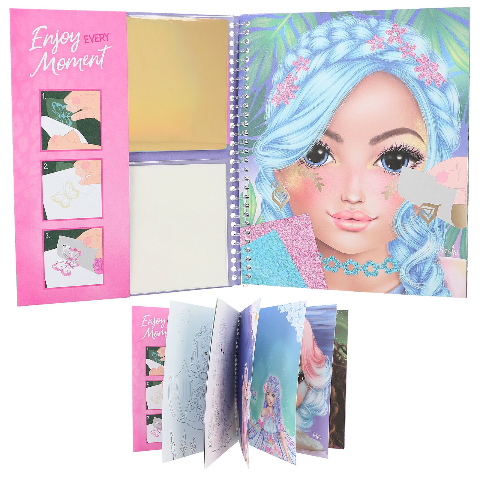 TOPModel Malbuch Stick & Shine