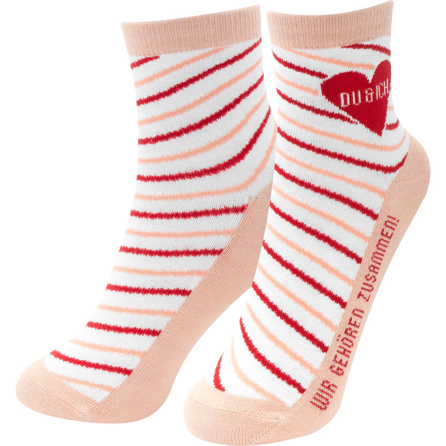 Sheepworld Zaubersocken "Du & Ich" Rosa
