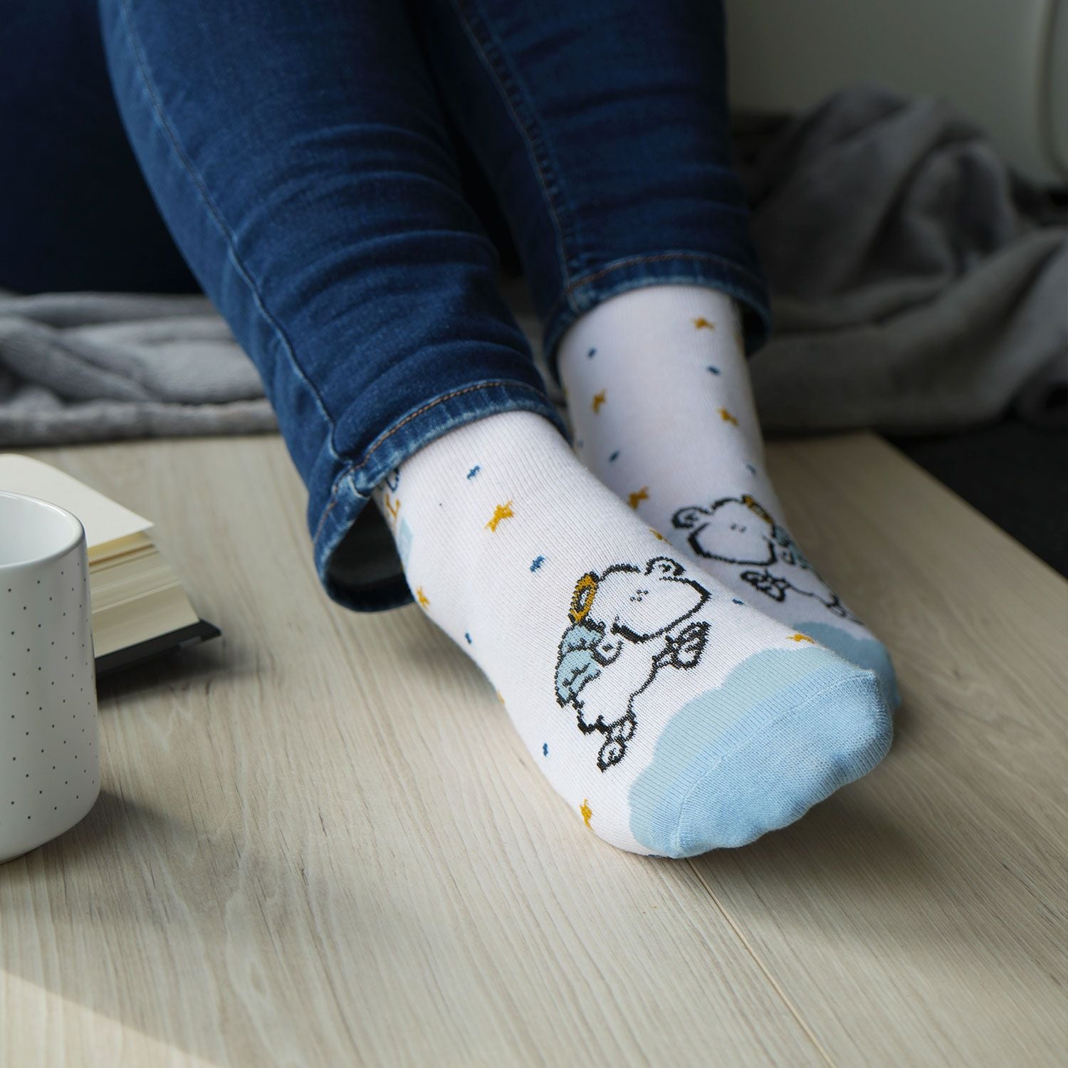 Sheepworld Zaubersocken "Schutzengel to Go"