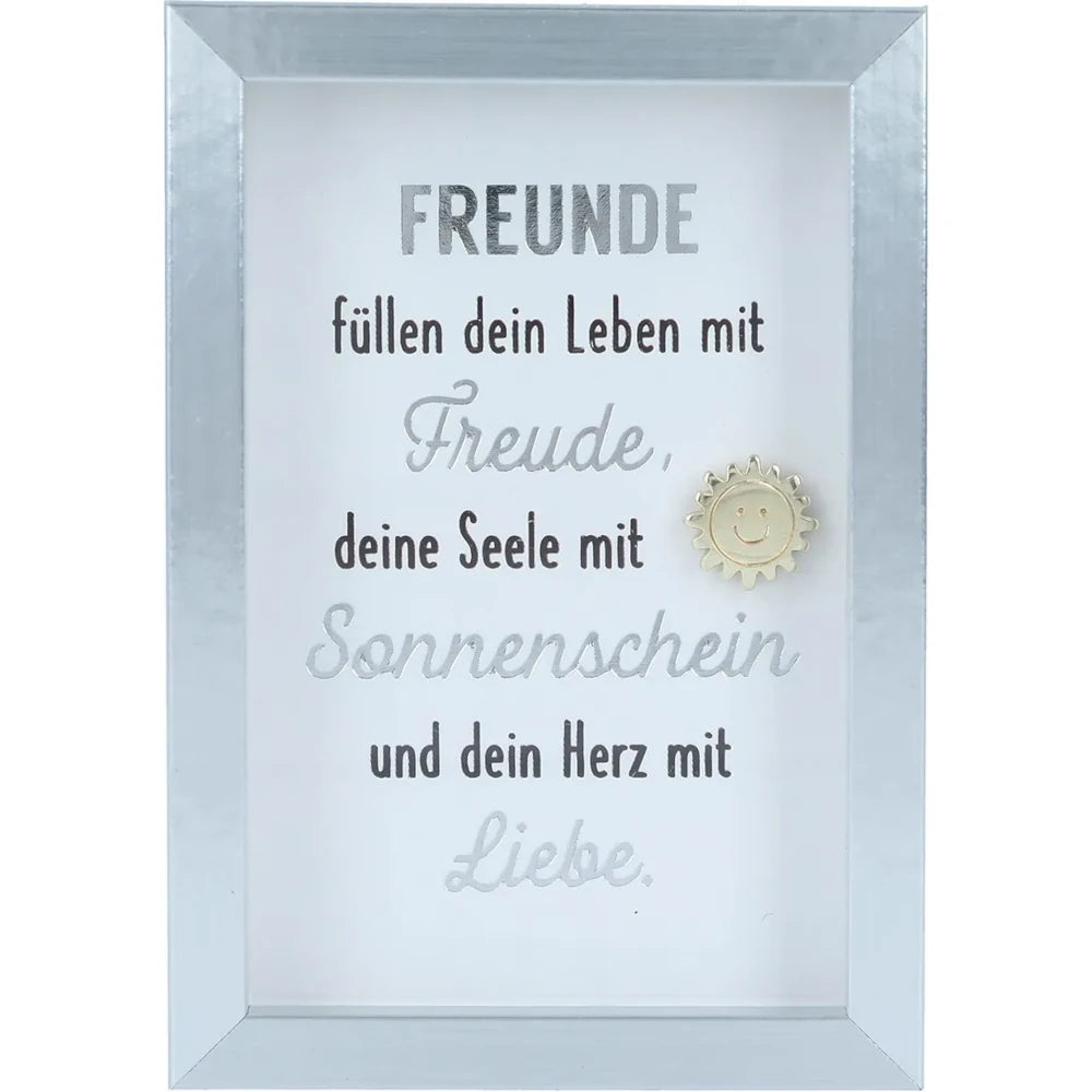 Mini-Bilderrahmen mit Schriftzug "Freunde"
