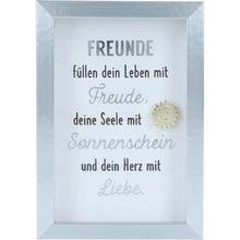 Mini-Bilderrahmen mit Schriftzug "Freunde"