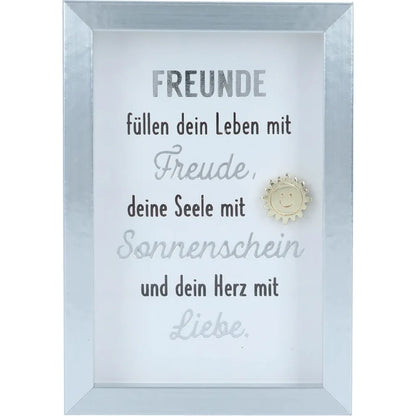 Mini-Bilderrahmen mit Schriftzug "Freunde"