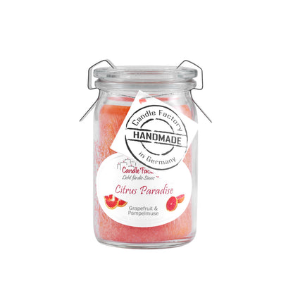 Candle Factory Duftkerze - Citrus Paradise im Weck-Glas *