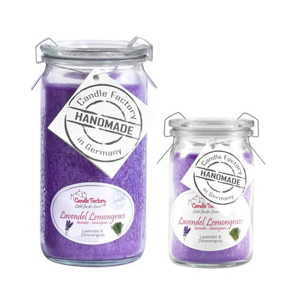 Candle Factory Duftkerze - Lavendel-Lemongrass im Weck-Glas