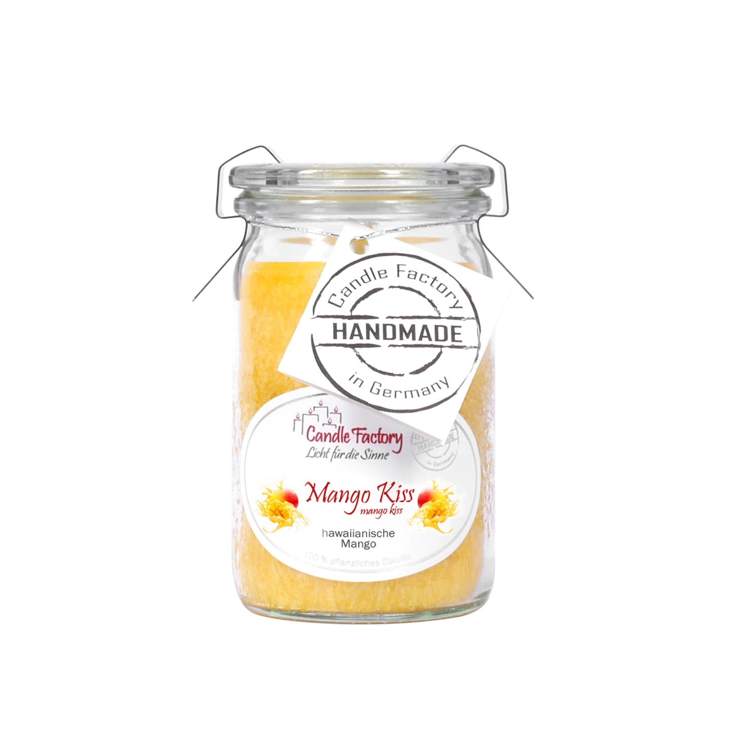 Candle Factory Duftkerze - Mango Kiss im Weck-Glas