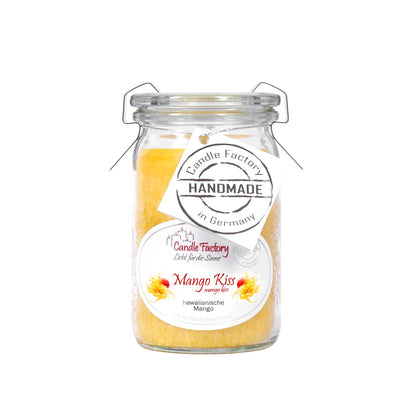 Candle Factory Duftkerze - Mango Kiss im Weck-Glas