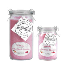Candle Factory Duftkerze - Weißer Pfirsich-Rosenblüten im Weck-Glas