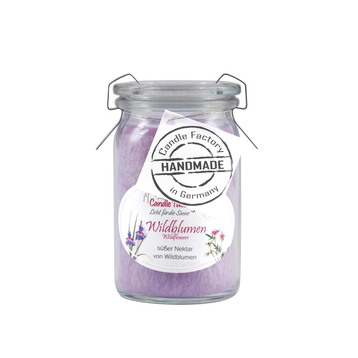 Candle Factory Duftkerze - Wildblumen im Weck-Glas