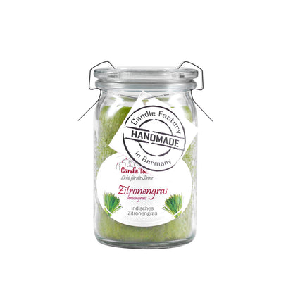 Candle Factory Duftkerze - Zitronengras im Weck-Glas