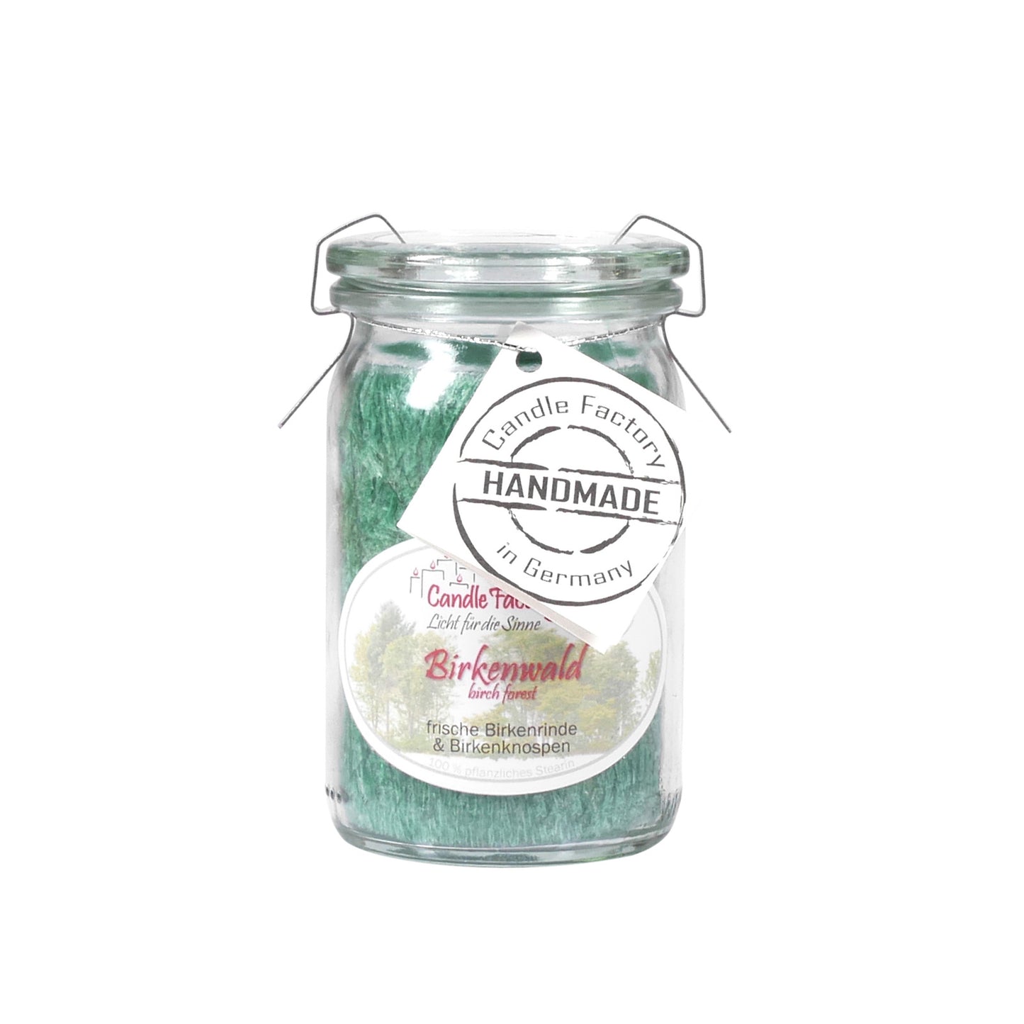Candle Factory Duftkerze - Birkenwald im Weck-Glas