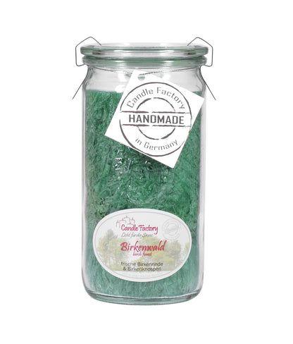 Candle Factory Duftkerze - Birkenwald im Weck-Glas