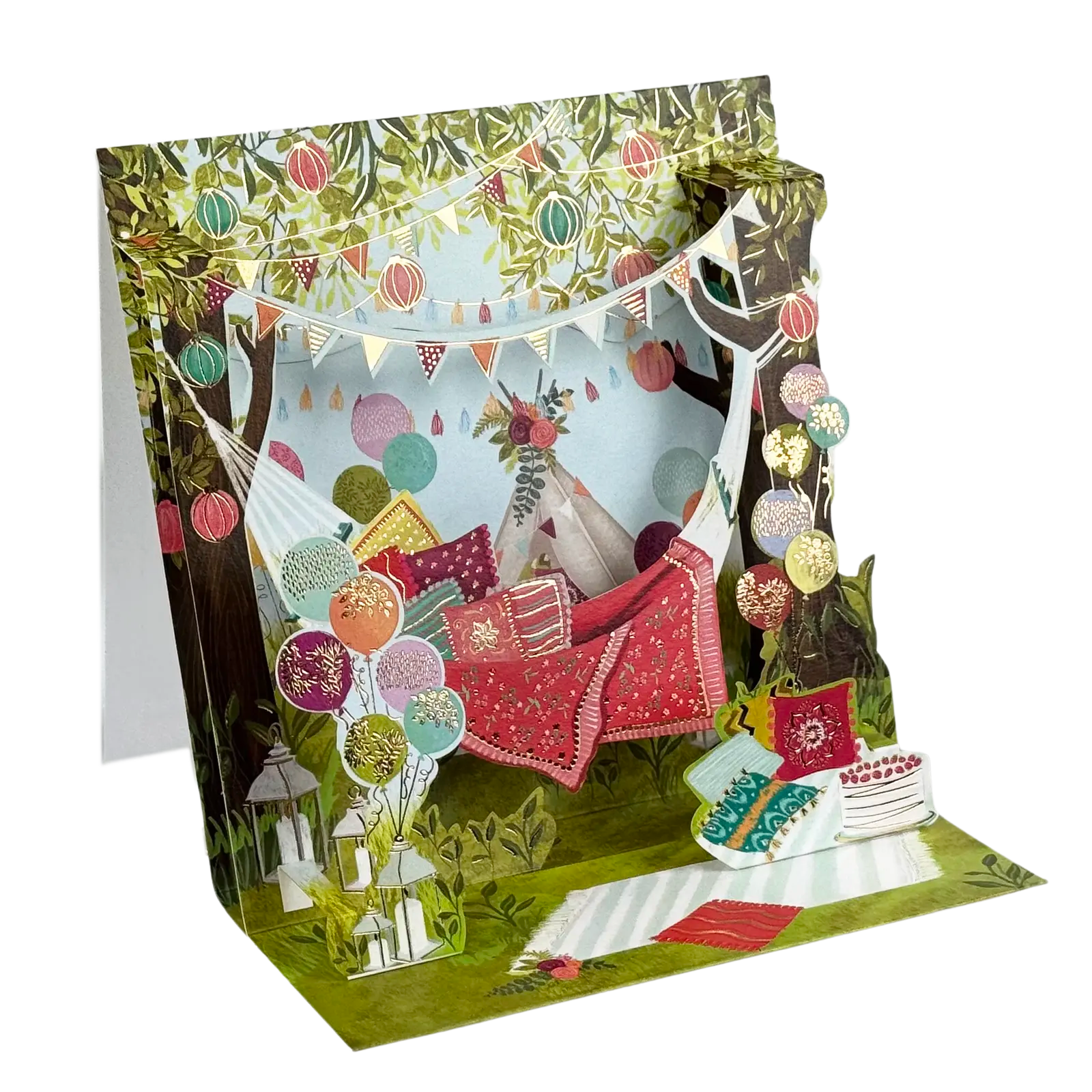 Pictura Pop-up Karte “Sommer im Garten”