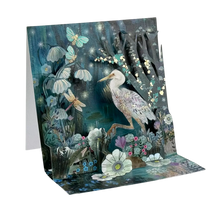 Pictura Pop-up Karte "Reiher"