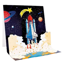 Pictura Pop-up Karte "Rakete"
