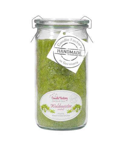 Candle Factory Duftkerze - Waldmeister im Weck-Glas