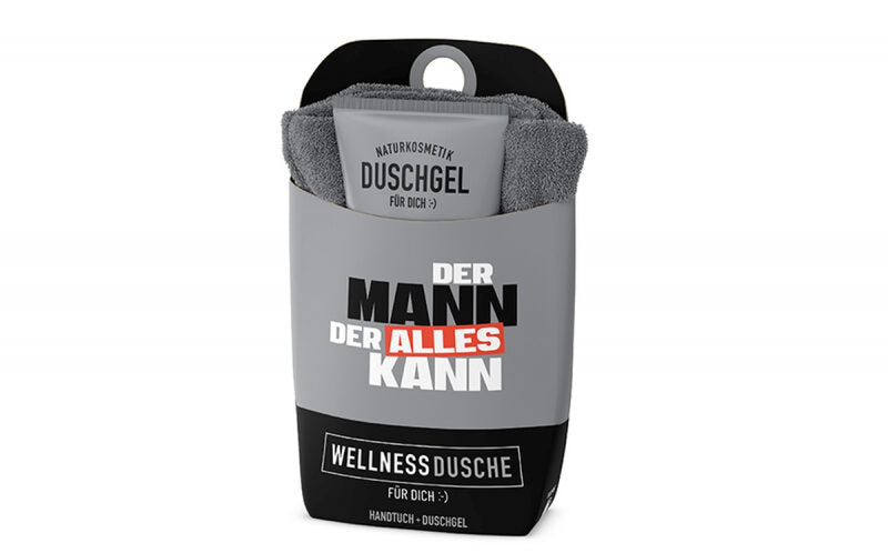 Wellnessdusche Set "Mann kann" - Manntastisch