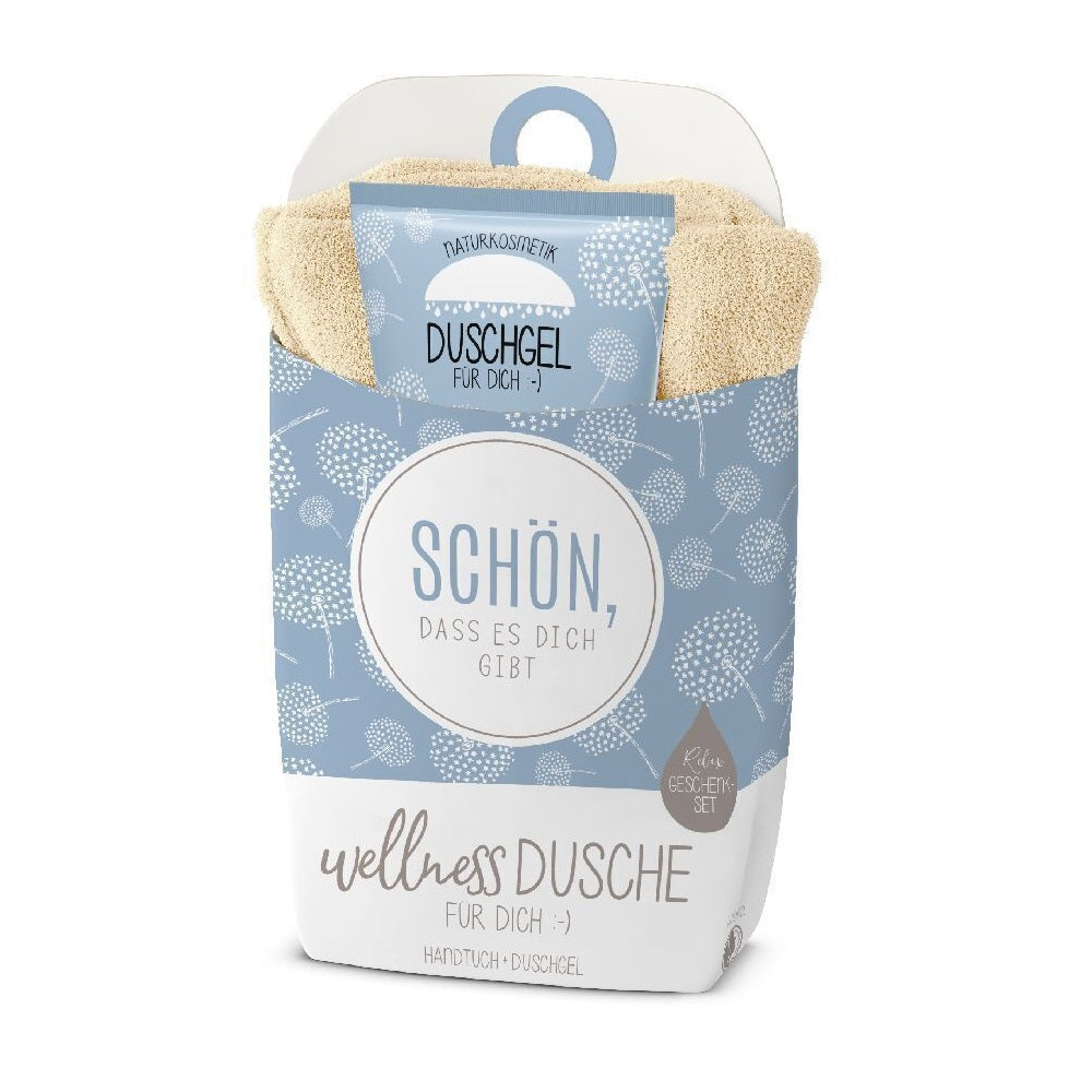 Wellnessdusche "Schön" (Pusteblume) - Geschenk für Dich