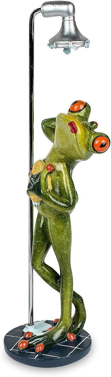 Froschhausen - Frosch in Dusche, hellgrün, sortiert