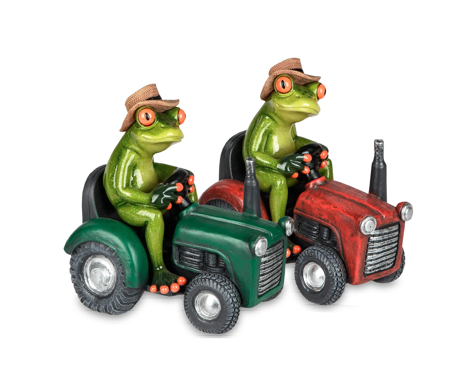Formano Frosch auf Traktor, hellgrün - Froschhausen