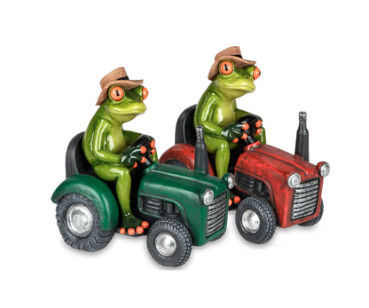Formano Frosch auf Traktor, hellgrün - Froschhausen