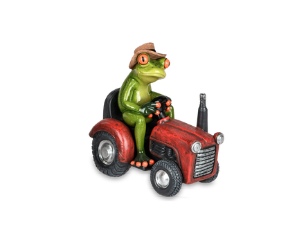 Formano Frosch auf Traktor, hellgrün - Froschhausen