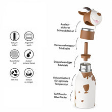 Thermosflasche Ziege - Bestie Bottle by Asobu
