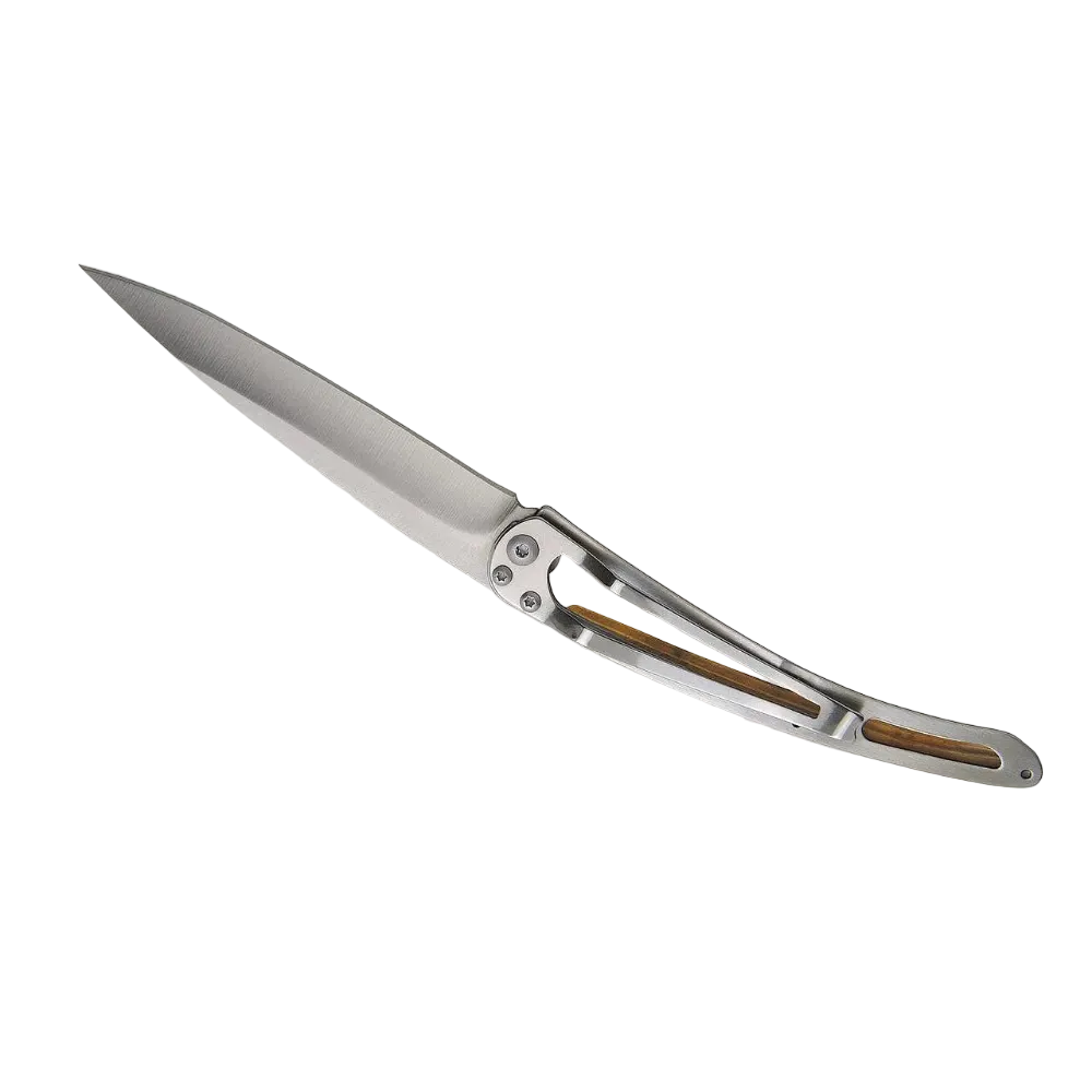 Deejo 37g - Taschenmesser mit Olivenholzgriff - Mountainbike