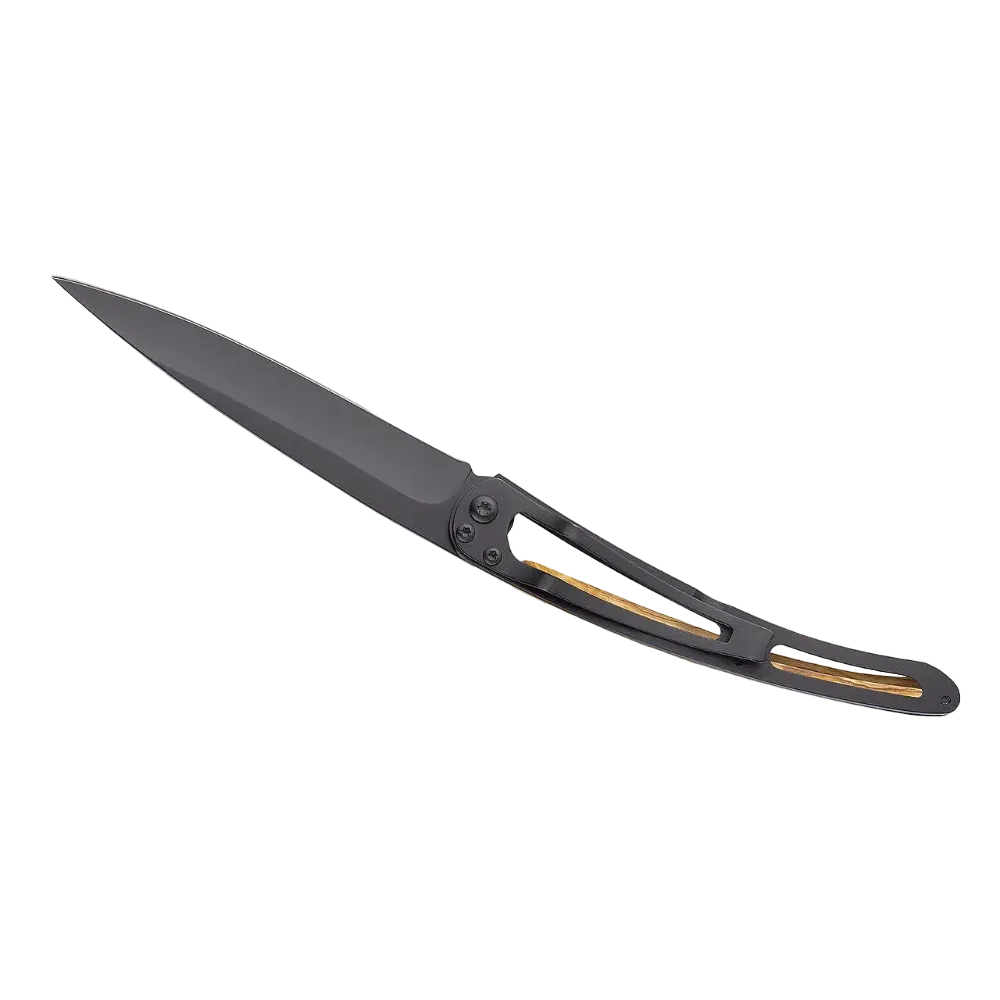 Deejo 37g - Taschenmesser mit Olivenholzgriff - Samoa