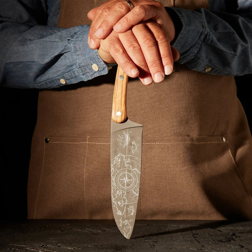 Deejo Sankaimesser Olivenholz, Saporem Mundi