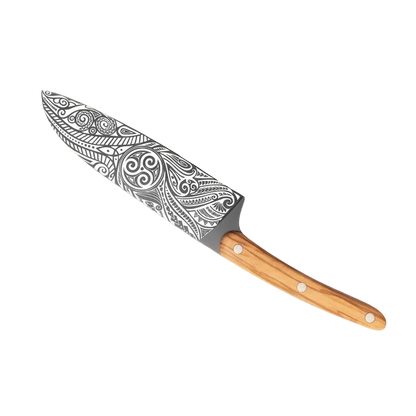 Deejo Sankaimesser Olivenholz, Triskell