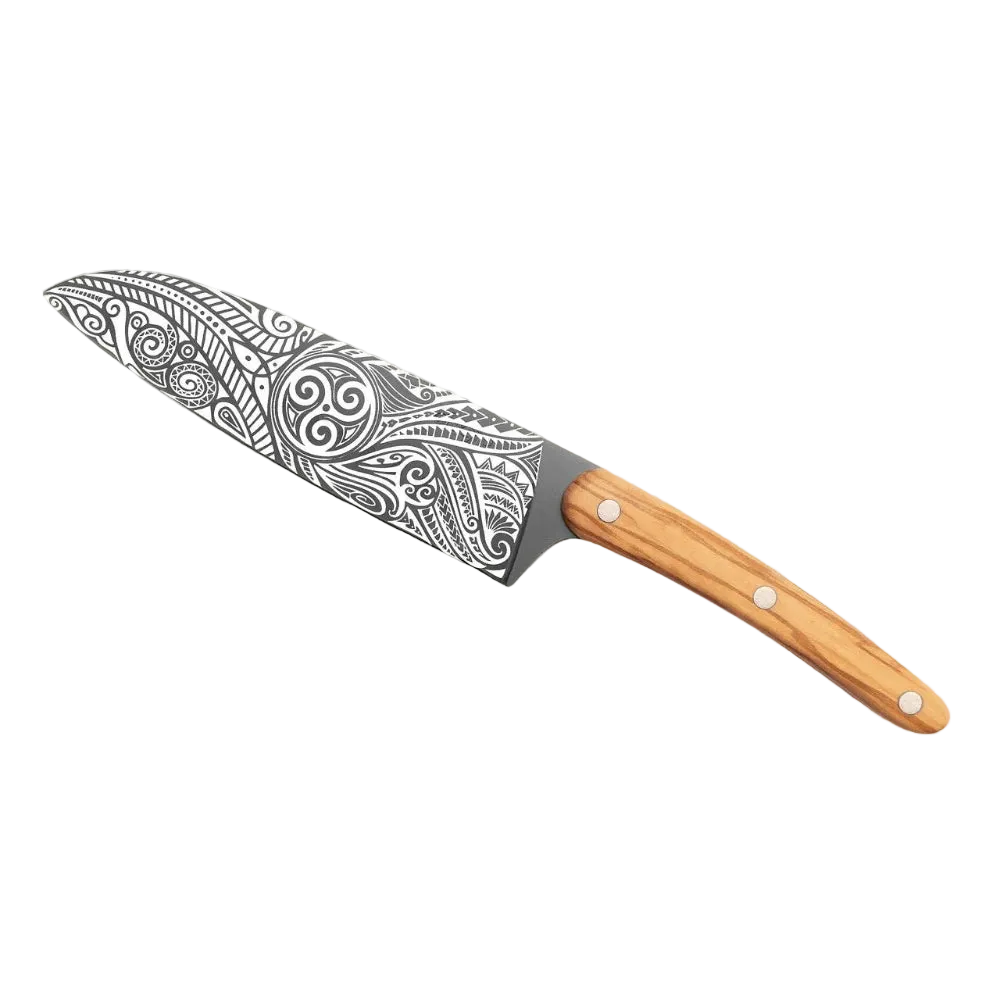 Deejo Sankaimesser Olivenholz, Triskell