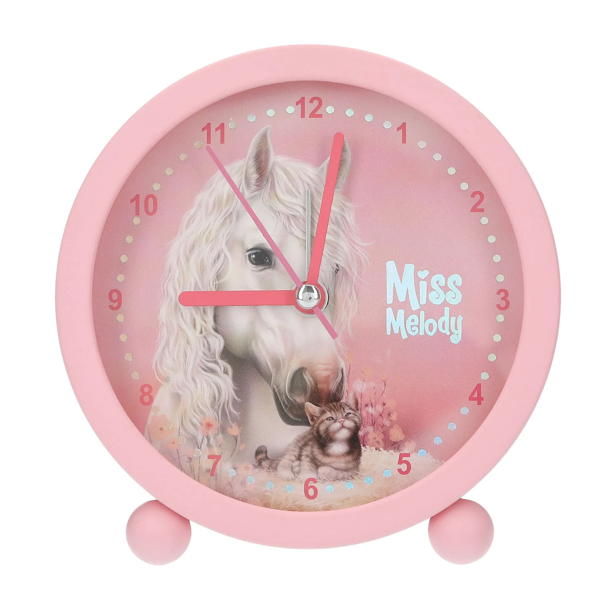 Miss Melody Wecker mit Pferdemotiv Rosa
