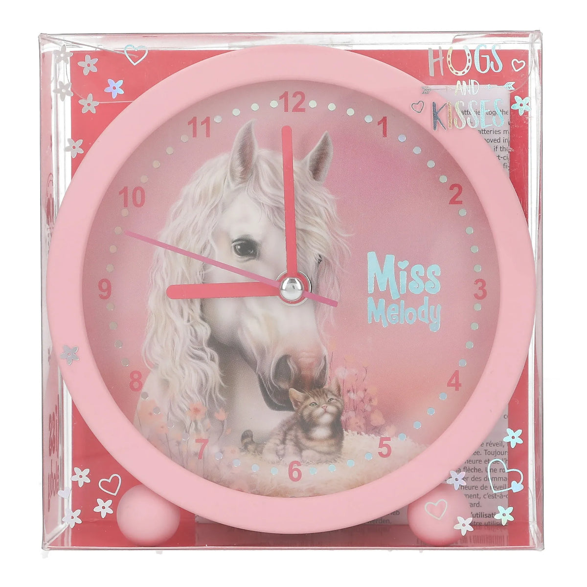 Miss Melody Wecker mit Pferdemotiv Rosa in der Geschenkbox