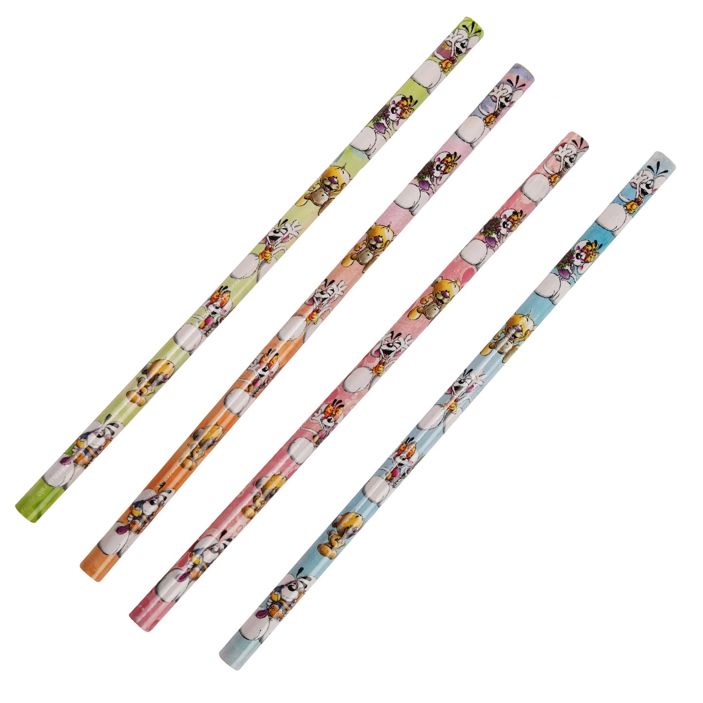 Diddl Bleistift, verschiedene Farben: blau, rosa, orange oder grün