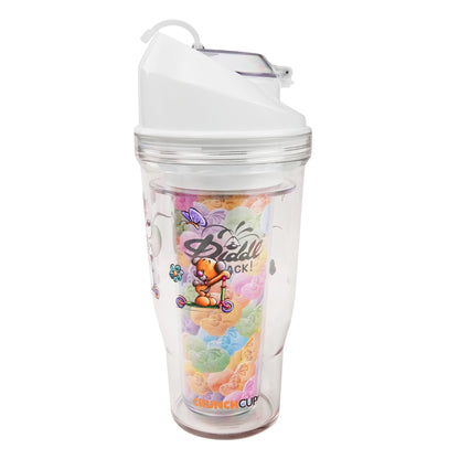 Diddl CrunchCup - Müslibecher to-go, weißer Deckel