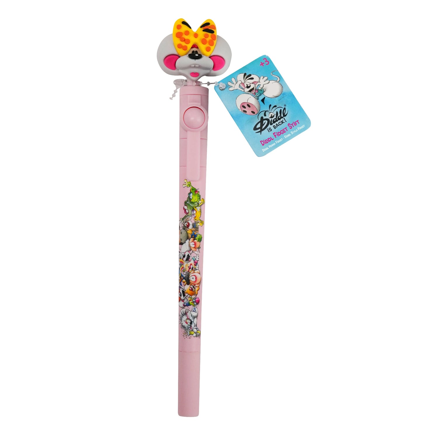 Diddl Fidget-Stift mit Diddlina-Topper