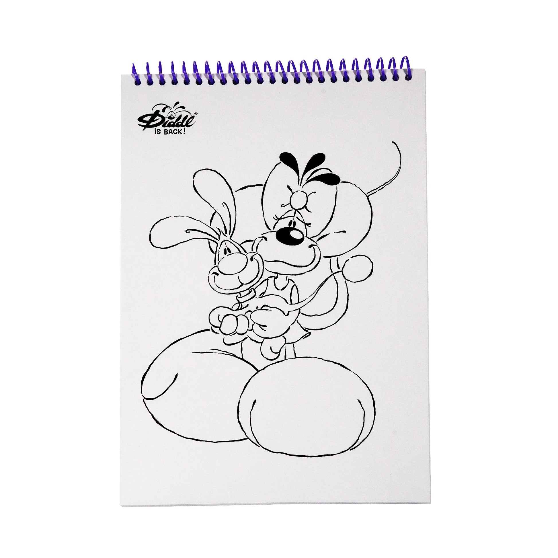 Diddl Malbuch, A4, Beispielseite