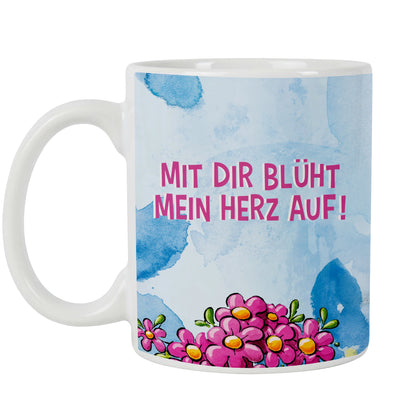 Diddl Tasse - Blumenstrauß