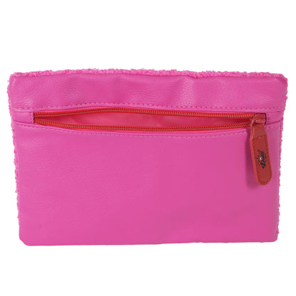 Diddl Plüsch-Tasche, Rückseite mit Reißverschluss