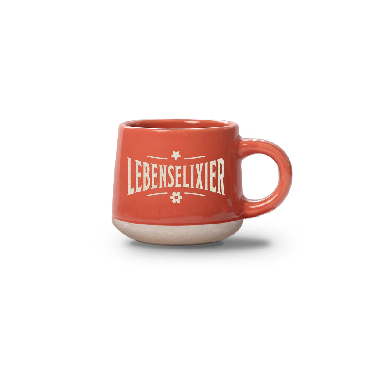 Espressotasse - Lebenselixier 60 ml, Rot