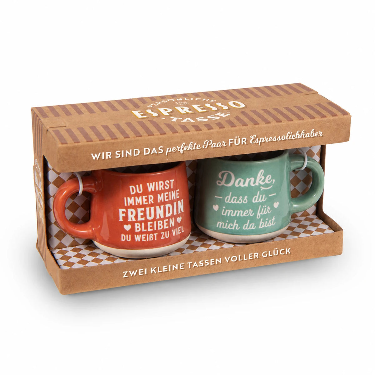 Personalisiertes Espresso Geschenkset "Freundin"