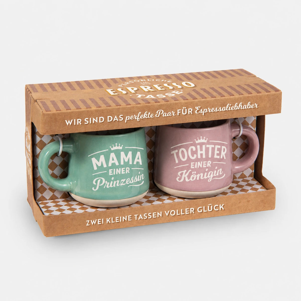 Personalisiertes Espresso Geschenkset "Mama & Tochter"