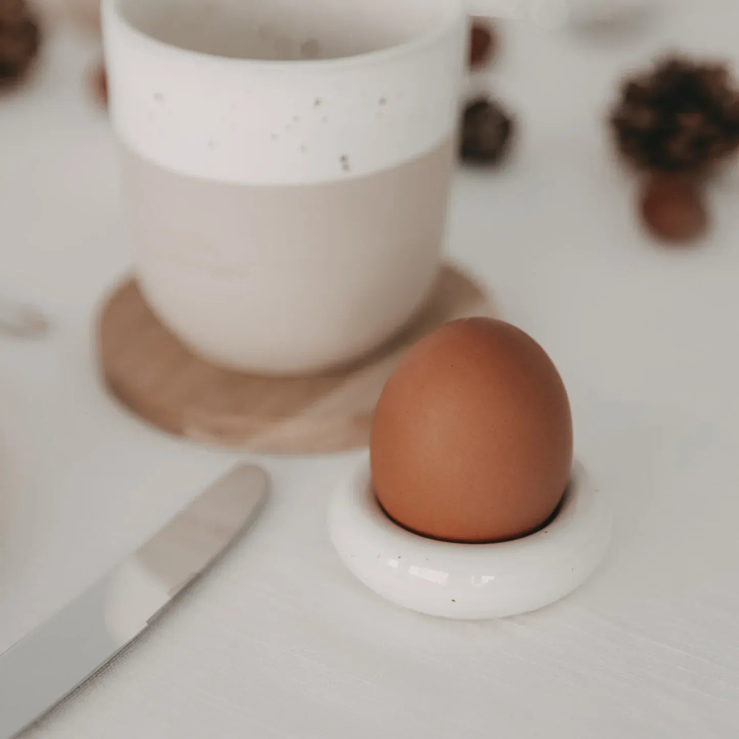 Eierbecher "Calma" aus Steingut