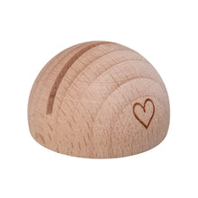 Kartenständer "Herz" aus Holz